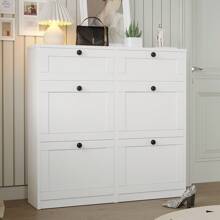 VOWNER Shoe Cabinets - White - View 1