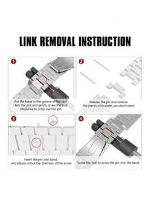 1 件不锈钢哑光 3 爪表带适合 38/40/41/44/45/49/42/46 毫米 S11/SE3/Ultra3/Ultra/SE/SE2/10/9/8/7/6/5/4/3/2/1，男女通用 - 黑色 - 查看 8