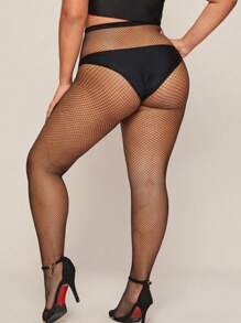 Goota Max 1 Pair Of Solid Color Fishnet Leggings, Bottoms For Women,Sexy Mesh Stockings, Women's Plaid Hollowed-Out Mesh Socks Girls With Empty Fishnet Bottom Stockings Love At First Find Summer Outfits For Women