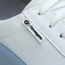 Men's Casual Sneakers High Sole Basic Modern Social Stylish For Everyday Original Convergent Soft Comfortable - Màu xanh lam - Xem 5