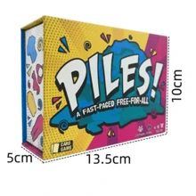 NetHong 2025 New Piles Card Games Fast-Paced Family Games Grow Up Games For Families Friends - Yellow and Pink - View 11