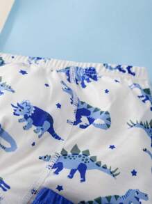 Chatreadl Boys Boxer Briefs 5pcs Cute And Cool Dinosaur Pattern Suitable For All Seasons - Multicolor - View 3