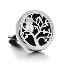 1pc Refillable Car Air Freshener Perfume Diffuser Clip, Auto Air Vent Car Interior Accessories, Car Aromatherapy Diffuser With 10pcs Pads - 30MM - View 19