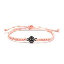 Pulseira Personalizada com Foto Customizada, Pulseira de Casal, Pulseira de Projeção de Foto Personalizada, Mesmo Estilo de Pulseira para Homens e Mulheres, Pulseira Artesanal, Presente de Natal para Namorada, Amigos, Esposa, Família - Multicolorido - Visão 35
