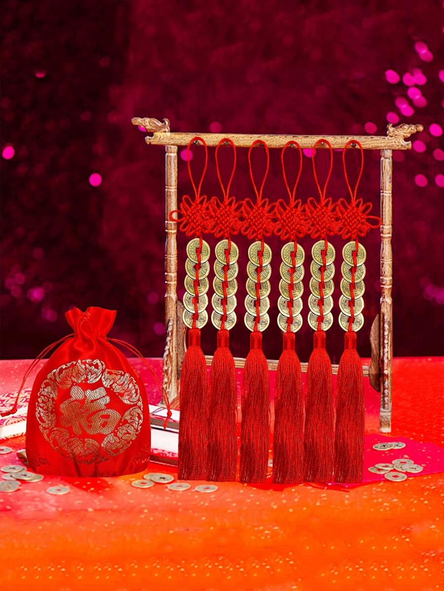 Monnaie Feng Shui Et Pieces Chinoises Porte-bonheur Pour La