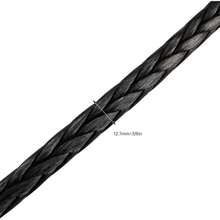 SHZICMY 1/2" X 92FT Synthetic Winch Rope With Hook - 23,809 LBS Breaking Strength - Winch Cable With Protective Sleeve - Car Tow Recovery Cable - For 4WD Off-Road Vehicle Truck ATV UTV SUV (Black) - Black - View 7