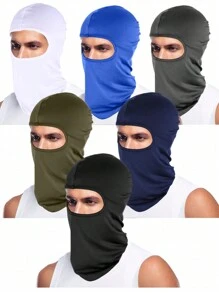 1 Passamontagna da esterno per ciclismo, maschera facciale antivento e antipolvere con protezione solare, adatto per ciclismo, arrampicata, sci all'aperto