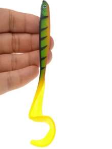 4pcs Fishing Lure 125mm 5.5g Swimbait Shad T-Tail Soft Bait Artificial Silicone Lures Bass Pike Fishing Jigging Wobblers - Multicolor - View 4