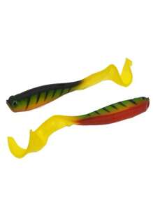 4pcs Fishing Lure 125mm 5.5g Swimbait Shad T-Tail Soft Bait Artificial Silicone Lures Bass Pike Fishing Jigging Wobblers - Multicolor - View 5