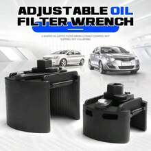 Universal Ölfilterschlüssel KFZ Werkzeug für Auto Motorrad Ölfilter 60 bis 80mm - Schwarz - Übersicht 1