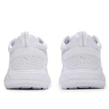 Puma 全天运动休闲运动鞋，透气网眼面料男女款跑步运动鞋，适合户外旅行，款式 386269-02 - 彪馬白-淺灰 - 查看 5