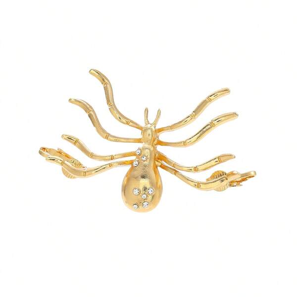 A Fashionable Zinc Alloy Spider Ear Clip For Women Suitable For Wearing At Parties And Banquets