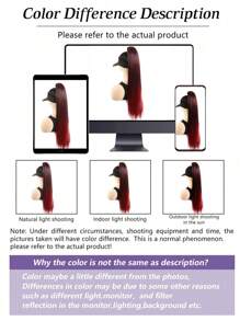 Elegant Ladies Ponytail, 28 Inches Long Straight Synthetic Hair, Multifunctional Elastic Wig - Suitable For All, Mixed Blonde/Brown/Red/Silver