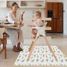 Splat Floor Mat Waterproof Anti-Slip Food Splash Spill Mess Mat, Washable Portable Picnic Mat And Table Cloth - Multicolor - View 1