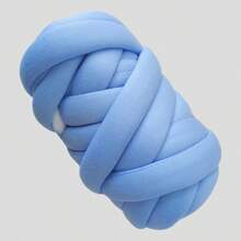 250G/Pieza Hilo súper grueso y voluminoso para tejer y ganchillo a mano, hilo de algodón suave y voluminoso para hacer mantas artesanalmente - Multicolor - Ver 4