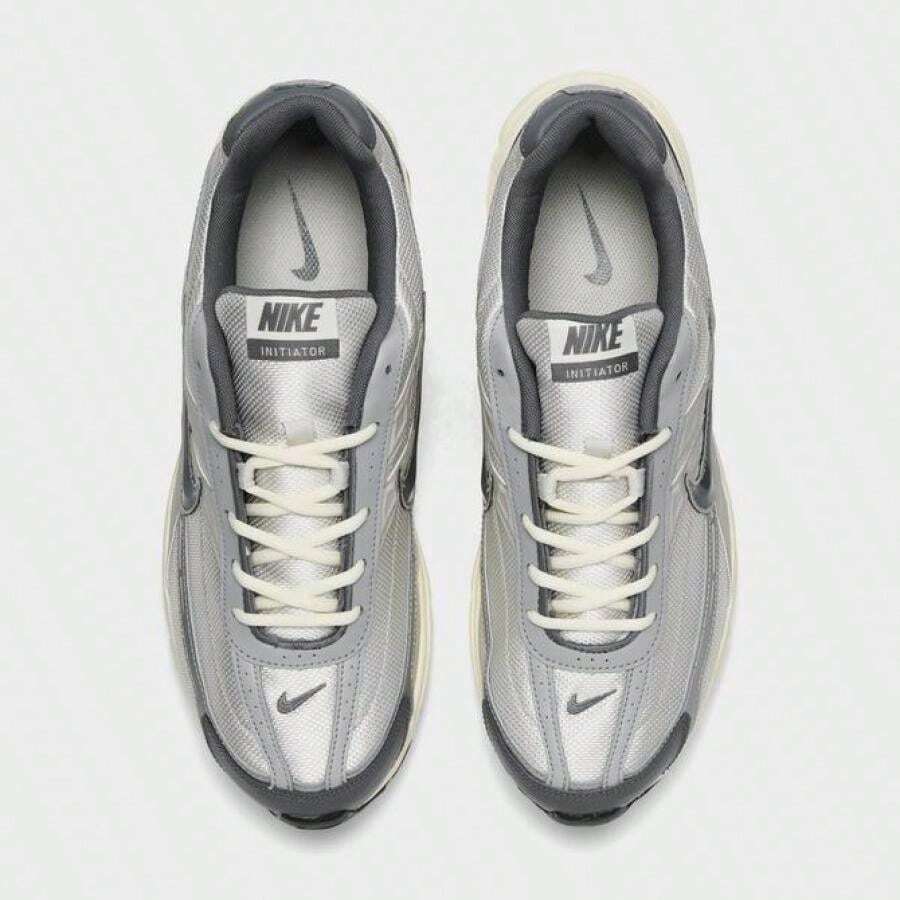 Men's Nike Initiator Running Shoes - HQ1179-001/Light Bone/Coconut Milk/Metallic Silver/Smoke Grey - View 1