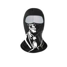1pc Outdoor Sports Quick Dry Breathable Ice Silk Face Cover, Digital Print Full Face Mask, Suitable For Cycling, Fishing, Beach Sports, UV Protection And Windproof