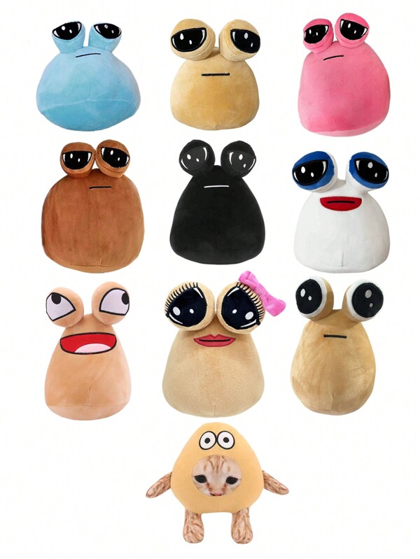22 cm/8,66 inch Joc fierbinte My Pet Alien Pou Jucărie de plus - Cadou perfect pentru copii!, Cadou de aniversare, Cadouri de Crăciun Decorare acasă