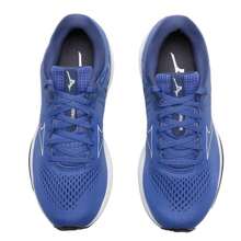 Mizuno 女士休闲训练舒适跑步鞋，J1GD2103-00 - 鮮藍色/白色 - 查看 4