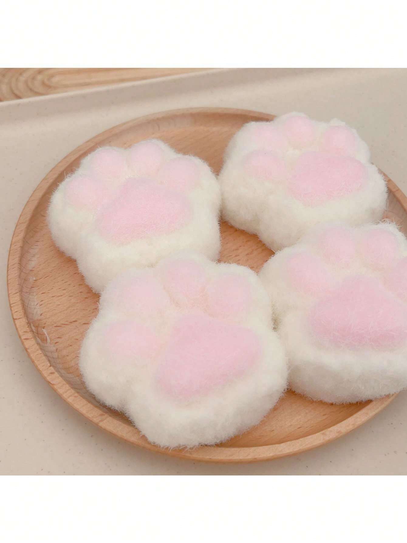 2 Juguetes Squishy En Forma De Pata De Gato – Antiestrés De PVC Para Adultos Y Niños