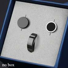 1 对钛钢耳钉套装，时尚不褪色耳环，简约风格，男女通用 - 彩色 - 查看 2