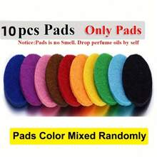 1pc Refillable Car Air Freshener Perfume Diffuser Clip, Auto Air Vent Car Interior Accessories, Car Aromatherapy Diffuser With 10pcs Pads - 30MM - View 5