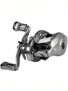 SOUGAYILANG Baitcasting Fishing Reel, 7.2:1 High Speed Gear Ratio,Super Smooth Composite Nylon Handle Low Profile Baitcaster Reel For Freshwater,Saltwater