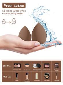 46PCS Contains Various Makeup Tools Combination Set Of Makeup Brushes Eyeshadow Brush & Eyebrow Brush & Foundation Brush & Powder Makeup Brush & Blush Brush & Concealer Brush & Highlighter Brush Ultra-Soft Premium Synthetic Hair For Daily Makeup On Face.