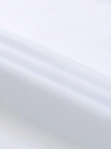 1 Stück Herren Langarm Formhemd mit einfarbigen Französischen Manschetten (Geschenk: Zufällige Manschettenknöpfe aus Metall)