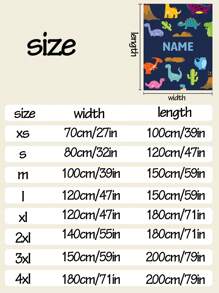 Children's Dinosaur Blanket Suitable For Boys And Girls Room Decoration Personalized Cute Toddler Blanket Dinosaur Birthday Gift Toy Back To School Winter Gift Ideas Boy Girl Valentine's Day, Multi-Functional, Ornamental, Letter, Stylish, Modern, Colorful, Kawaii, Adorable, Cute, Casual, Custom, Personalized, Unique, Customized, Son, Daughter - Dinosaur Park - View 2