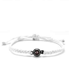 Pulseira Personalizada com Foto Customizada, Pulseira de Casal, Pulseira de Projeção de Foto Personalizada, Mesmo Estilo de Pulseira para Homens e Mulheres, Pulseira Artesanal, Presente de Natal para Namorada, Amigos, Esposa, Família - Multicolorido - Visão 37