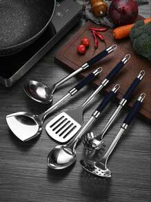 Zestaw przyborów kuchennych z 1 szpatułką ze stali nierdzewnej