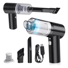 Mini Portable Wireless Handheld Vacuum Cleaner For Home And Car PINKSHOP - Black - View 1