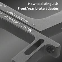 Adaptador de montaje directo de freno de disco para bicicleta de carretera, adaptador de freno de 140 mm, montaje delantero y trasero de 160 mm - Multicolor - Ver 3