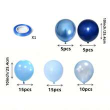 50 piezas de globos de látex metálicos cromados de 10 pulgadas en colores surtidos, aptos para bodas, cumpleaños, San Valentín, decoración de fiestas y Navidad