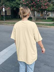 Shirt T-Shirt Dandadan Anime Momoayase Transformation Japanese Drawing Aira Momo Okarun Otaku Ref 2184 VEST NERD - Khaki - View 6