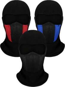 Ski Mask Balaclava Full Face Mask Summer UV Sun Protection Face Cover Windproof Breathable Shiesty Mask, Balaclava Ski Mask For Men Breathable Full Face Mask Windproof Sports Headwear For Helmets Outdoor Activities Breathable Ski Face Cover Dust Protection Mask Long Neck Cover - Multicolor - View 1