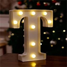 1个22厘米/8.66英寸大尺寸LED发光数字字母灯，带挂钩，适合墙面装饰，心形设计，包含26个字母（0-9），电池供电（不含电池），ABS材质。适用于情人节、新年、春节、婚礼、浪漫装饰、家居装饰、办公室装饰、派对装饰，营造浪漫氛围。 - 白色 - 查看 26
