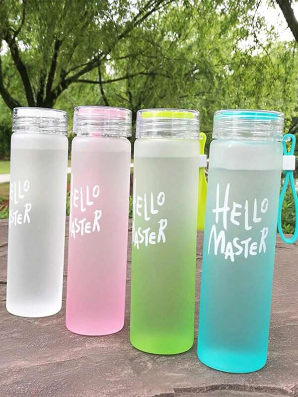 1pc Transparent Water Bottle Travel Water Bottle - Reusable Water Bottle - Fitness Water Bottle Leak Proof Water Bottle, Suitable For Home, School, Gym, And Office Use, For Outdoor, Camping