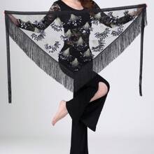 New Women's Belly Dance Hip Scarf Women's Belly Dance Accessories Costume Tassel Belly Dance Hip Scarf - Multicolor - View 10