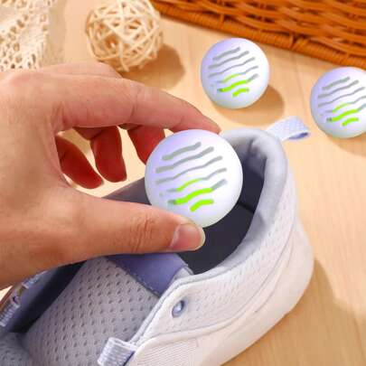 6/12pcs Shoe Ball Deodorizers, Effective In Removing Odors, Suitable For Sports Shoes, Leather Shoes, Running Shoes, Backpacks, Fitness Bags, Suitcases, Shoe Cabinets, Cabinets, Wardrobes, Storage Cabinets, Utility Rooms, Bedrooms, Living Rooms, Bathrooms, Cars, Pet Beds, Fresh Odor Deodorizers, Reusable - Shoe Deodorizers, Multi-Purpose Air Fresheners From Home Suppliers, Deodorizers(For Process Issues, Please Refer To The Detailed Diagram)