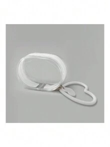 AIRUIKA Transparent Cable Organizer Pouch, Mini Portable Earphone Wire Holder, Charger Cable Storage