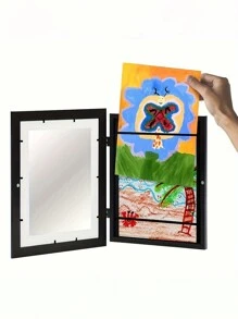 1pc Magnetic Art Frame - Easy-Open For Quick Display Changes - Versatile Wall Decor For Home & Office - Ideal For Holidays & Gift Giving