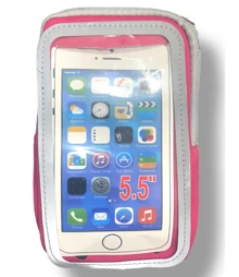 kit 2 unidades de braÇadeiras 5.5'Universal Running Sports Pockets Pack De Braço Esportivo De Corrida braçadeira Case Band Porta Telefone De Bolsa Esportiva(CORES SORTIDO )