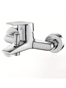1PC Stainless Steel Washroom Shower Hot And Cold Faucet, Bathroom Toilet Bathroom Tub Water Mixing Valve, Concealed In The Wall Triple Connection Faucet. Zinc Alloy Triple Valve Mixer Tap For Bathtub Shower, High-Pressure Water Control, No Electricity Needed, Easy Installation
