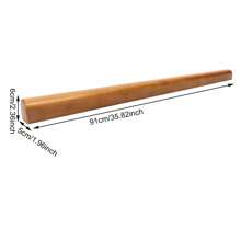 TFCFL 3 FT Modern Wood Handrail Stair Railing Wall-Mounted Hand Grab Rail For Indoor - Wood - View 2