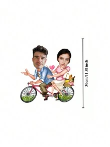 1 件个性化异形枕头 有趣的情侣礼物创意 有趣的情侣礼物 带照片 定制照片枕头 带文字的花心枕头 情人节礼物 送给男朋友、女朋友、丈夫、妻子、她/他的独特礼物，非常适合生日、周年纪念日、情人节 - 上傳圖片客製化抱枕 - 查看 14