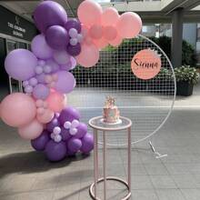 50/96 Packs Maka Purple Balloon, Different Sizes 18/12/10/5 Inches Maka Purple Balloon Wreath Arch Kit, Suitable For Weddings, Bridal Showers, Birthdays, Graduations, Anniversaries, And Single Decoration