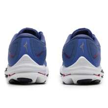 Mizuno 女士休闲训练舒适跑步鞋，J1GD2103-00 - 鮮藍色/白色 - 查看 5