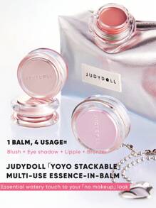 JUDYDOLL 4g 多功能保湿精华、腮红、润唇膏 - 适用于全脸、唇部和脸颊。自然、光彩的妆容，适合派对、约会、婚礼嘉宾、伴娘、自然日常、甜美妆容、血色妆容、约会妆容 - #N02 - 查看 4